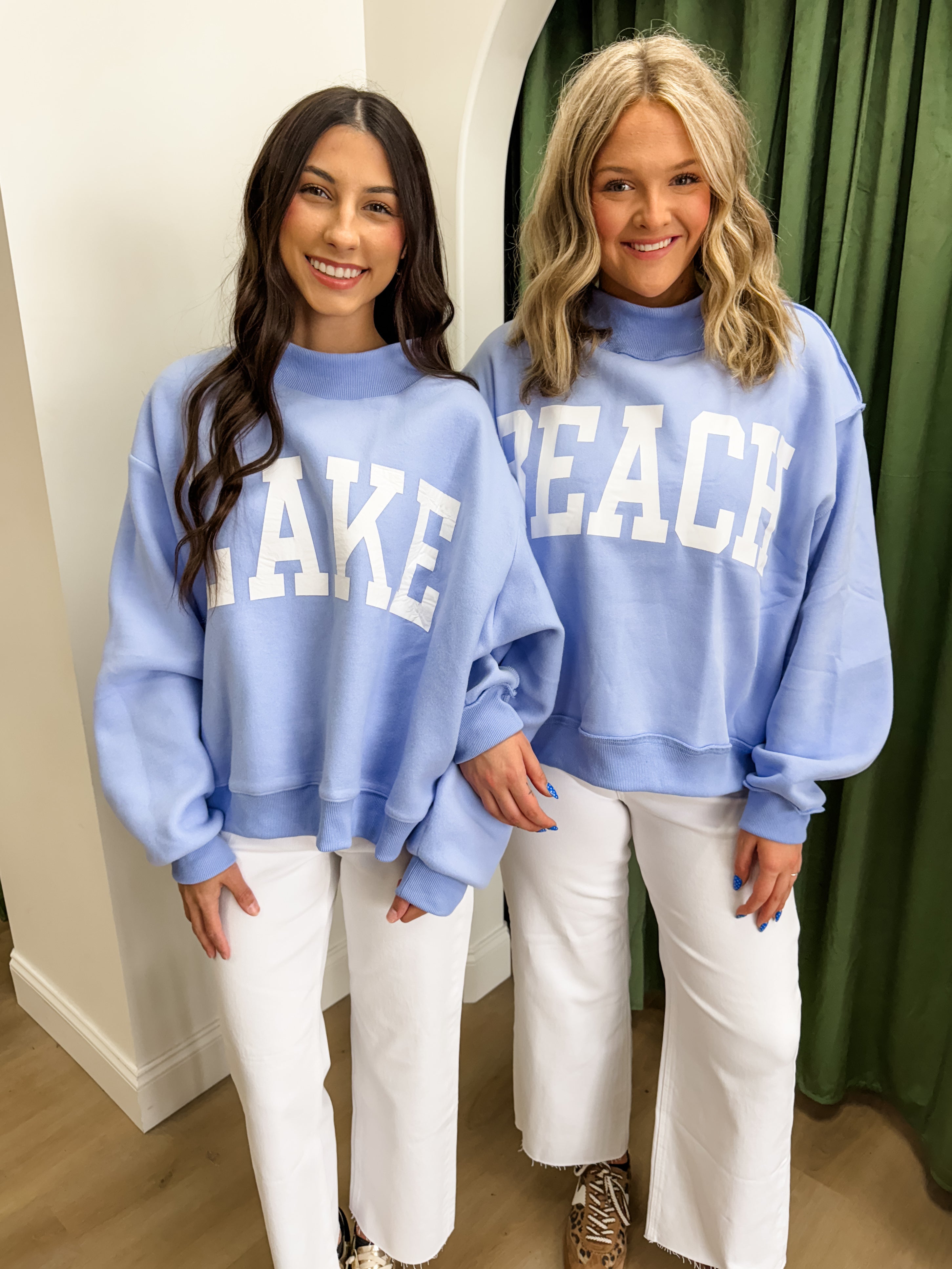 Beach/Lake Reversible Mockneck