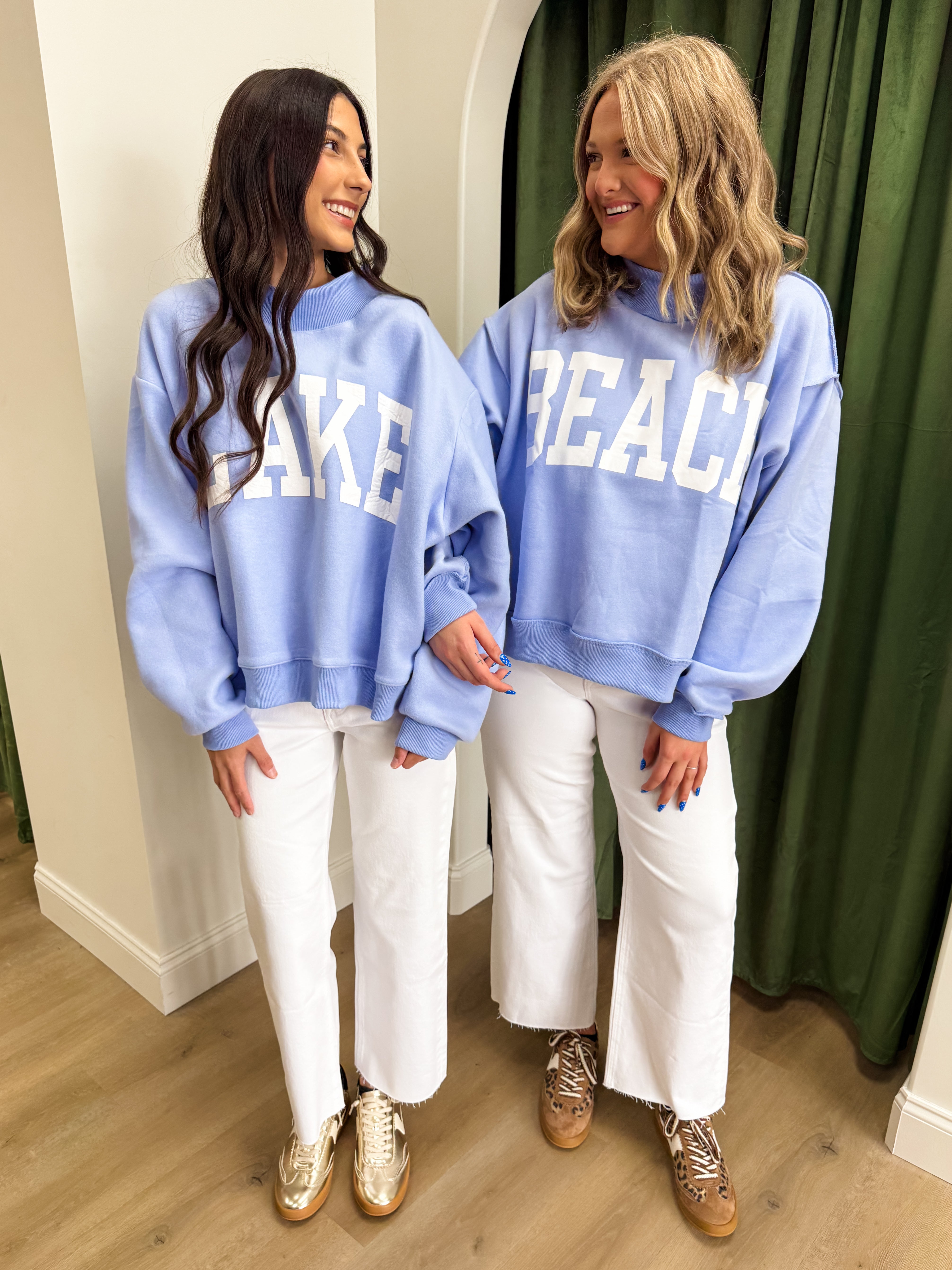 Beach/Lake Reversible Mockneck