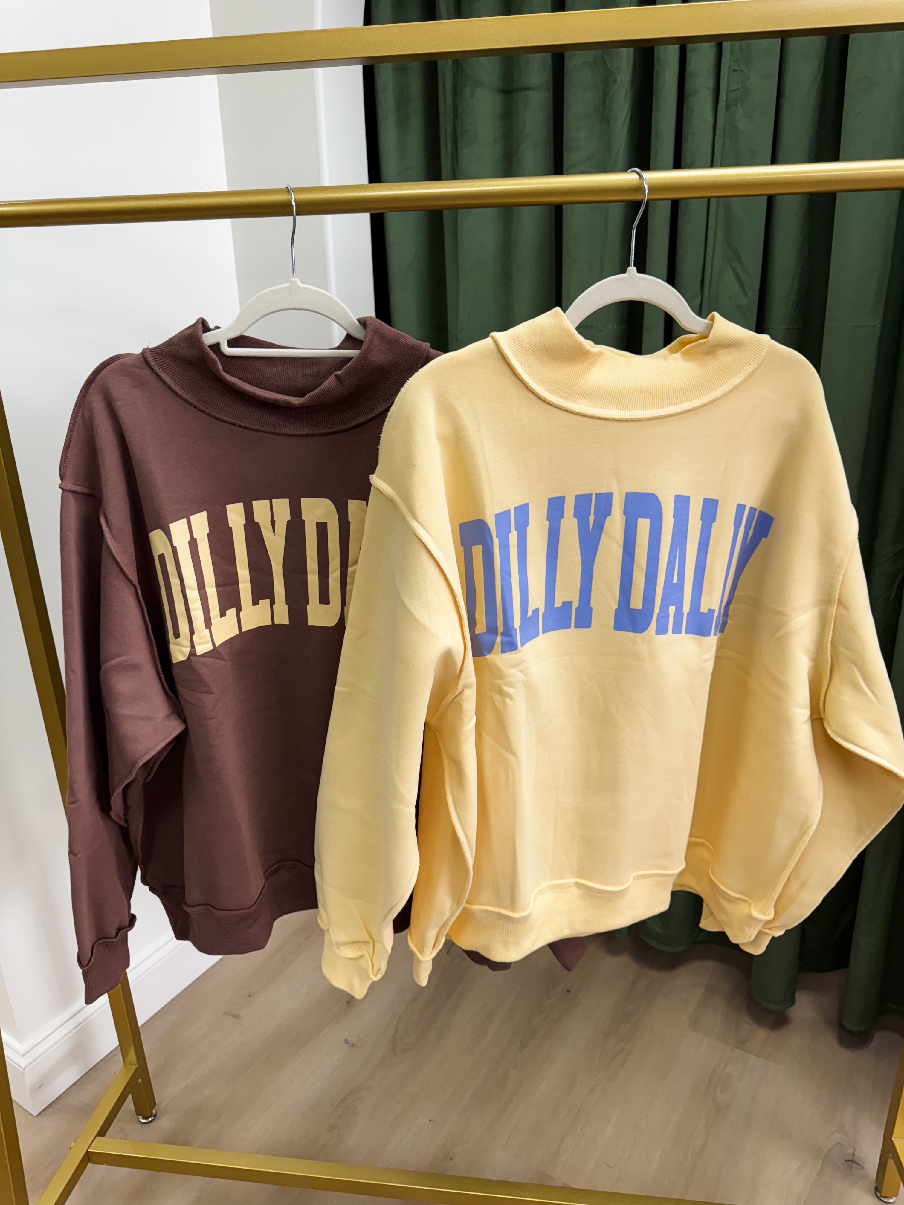 Mock Neck Sweatshirts