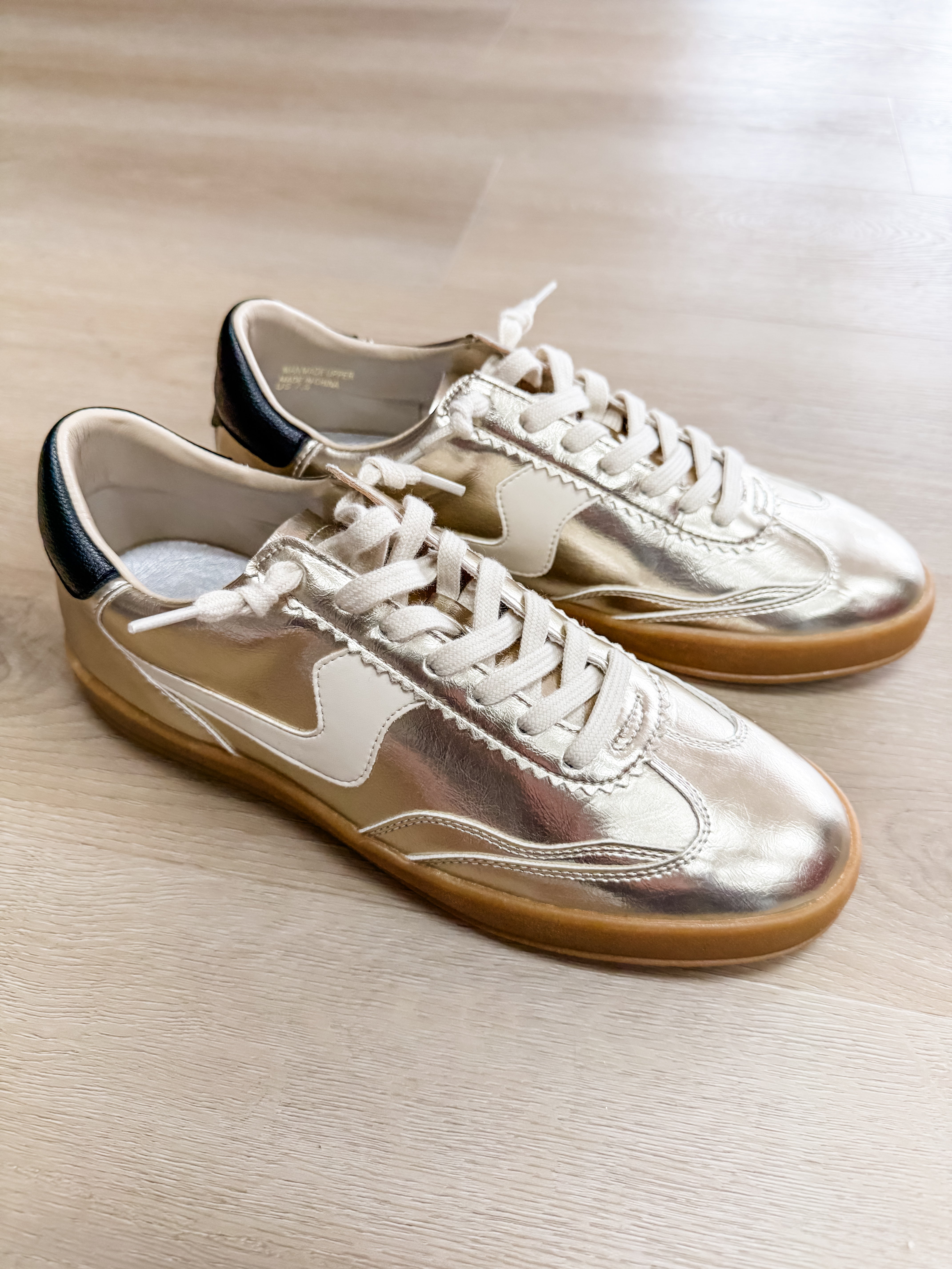 Destiny Gold Sneakers