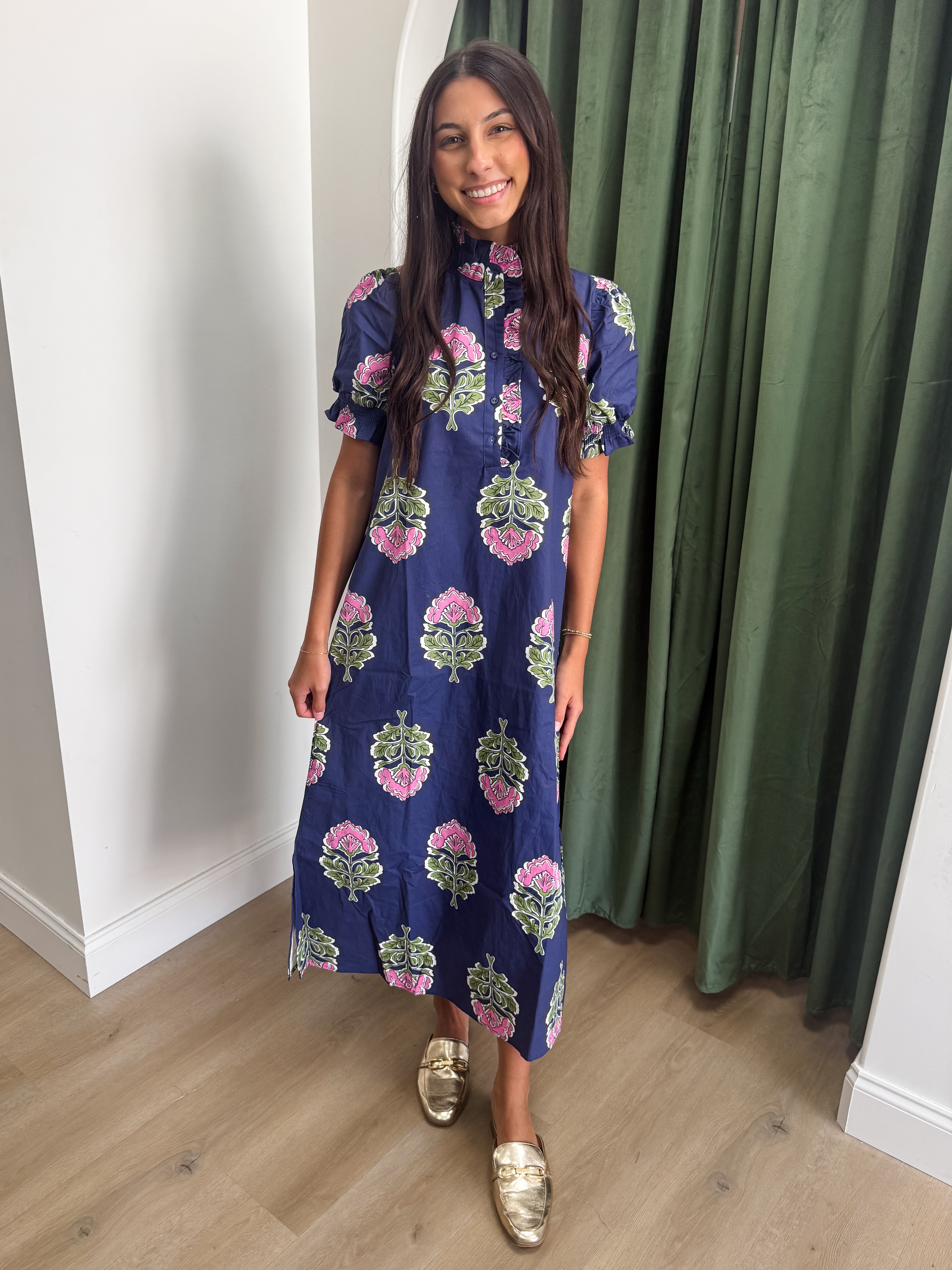 Royal Garden Midi Dress
