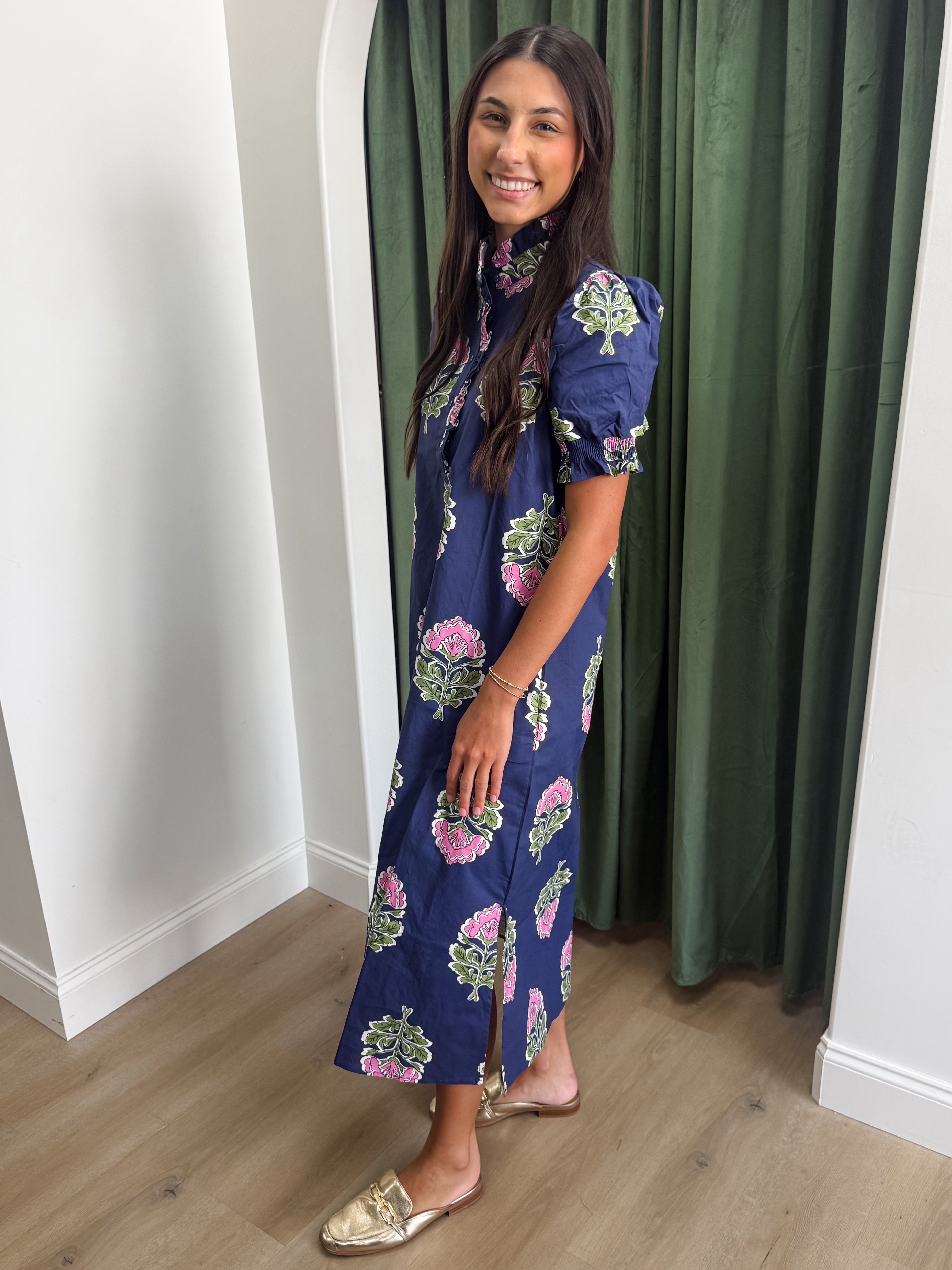Royal Garden Midi Dress