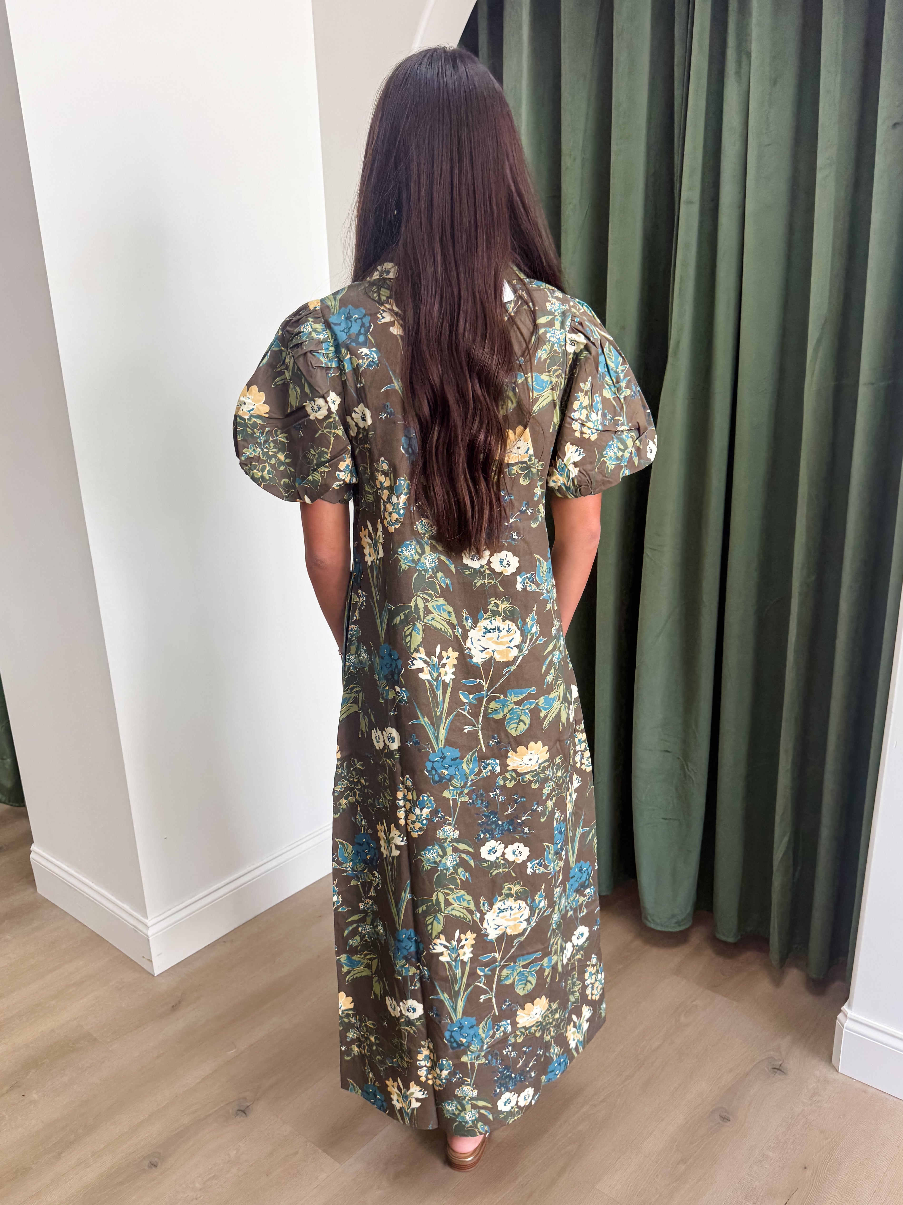 Flower Fields Midi Dress