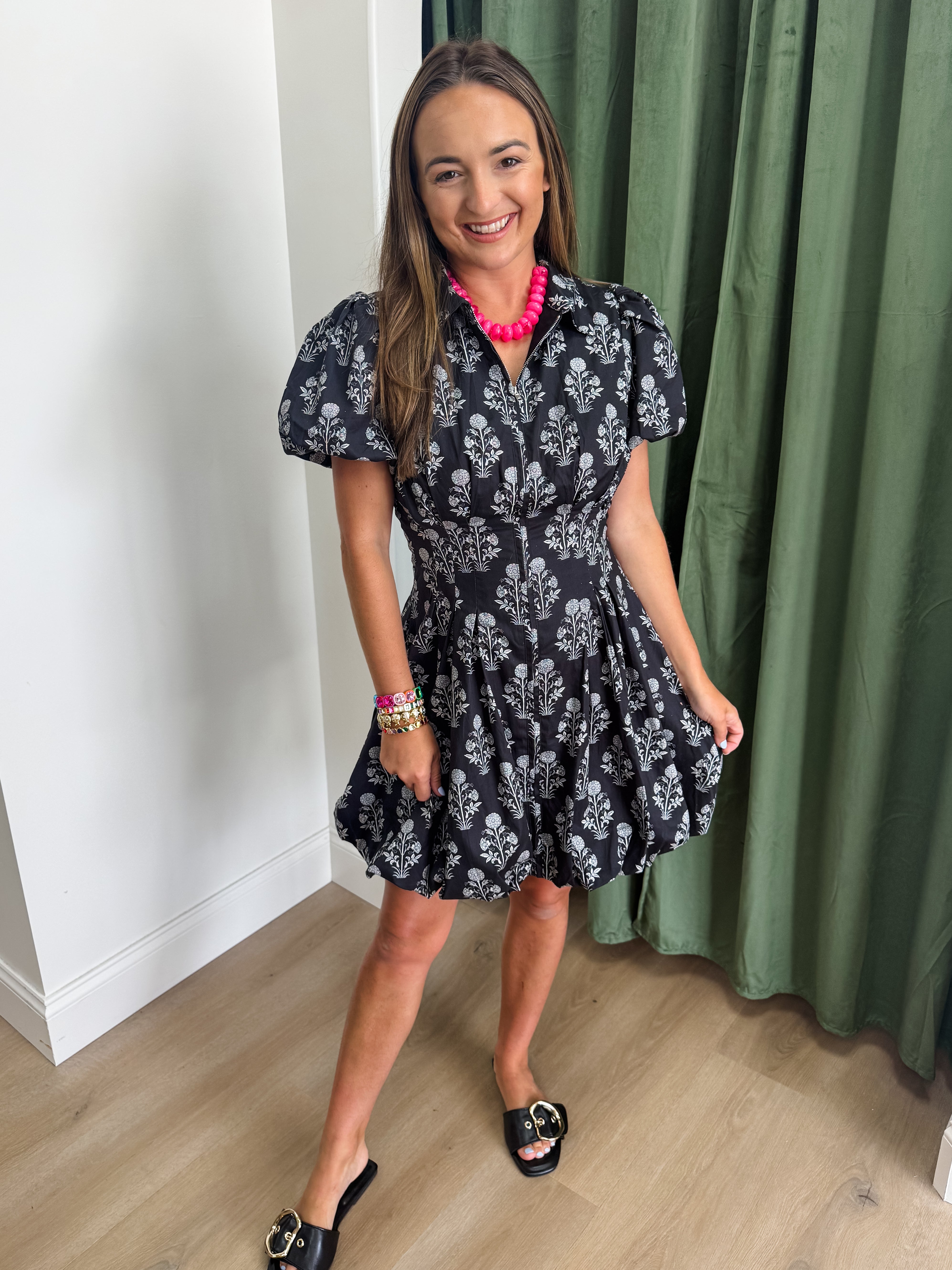 Midnight Blooms Dress