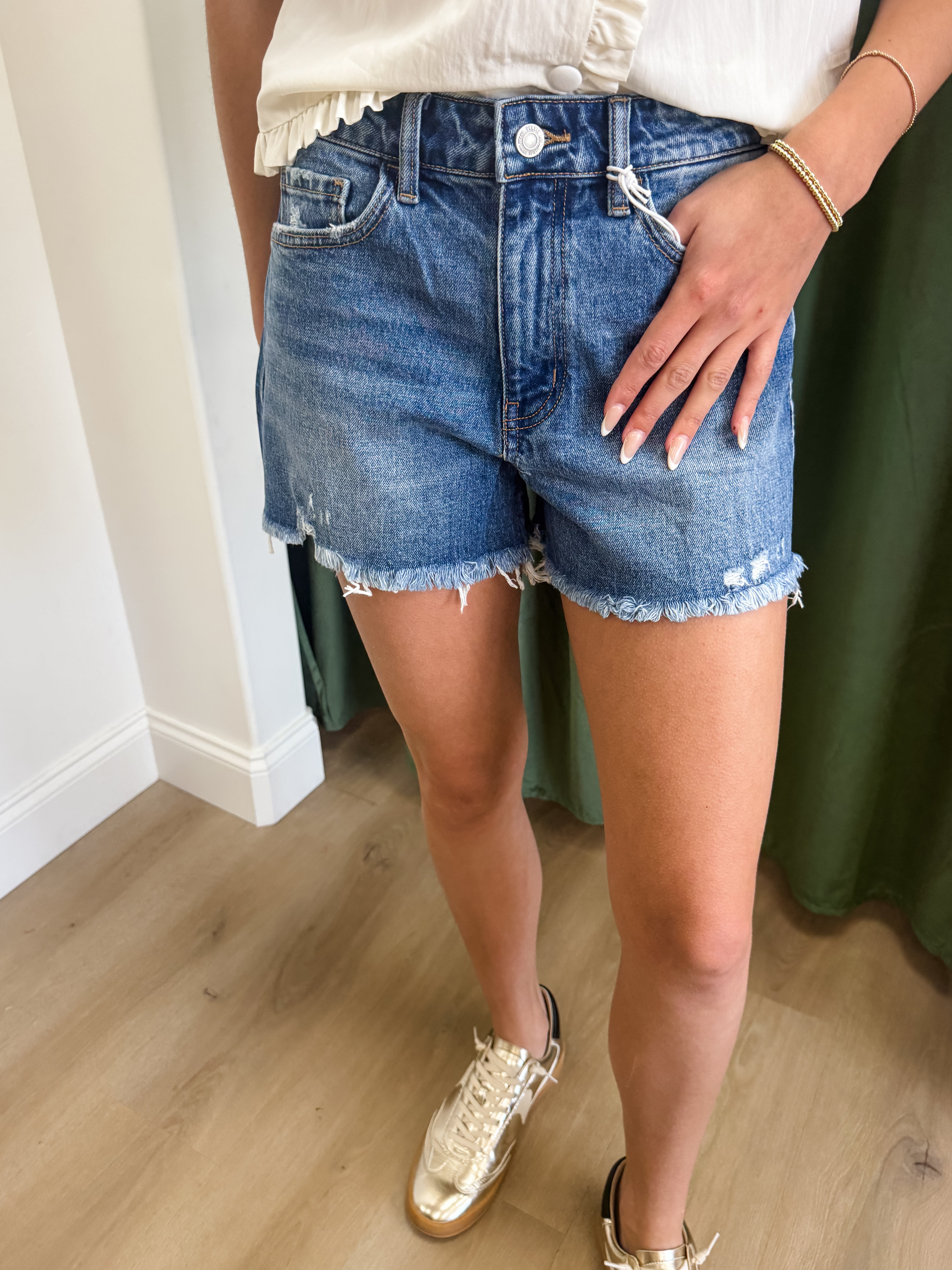 Lani Denim Shorts - Vervet