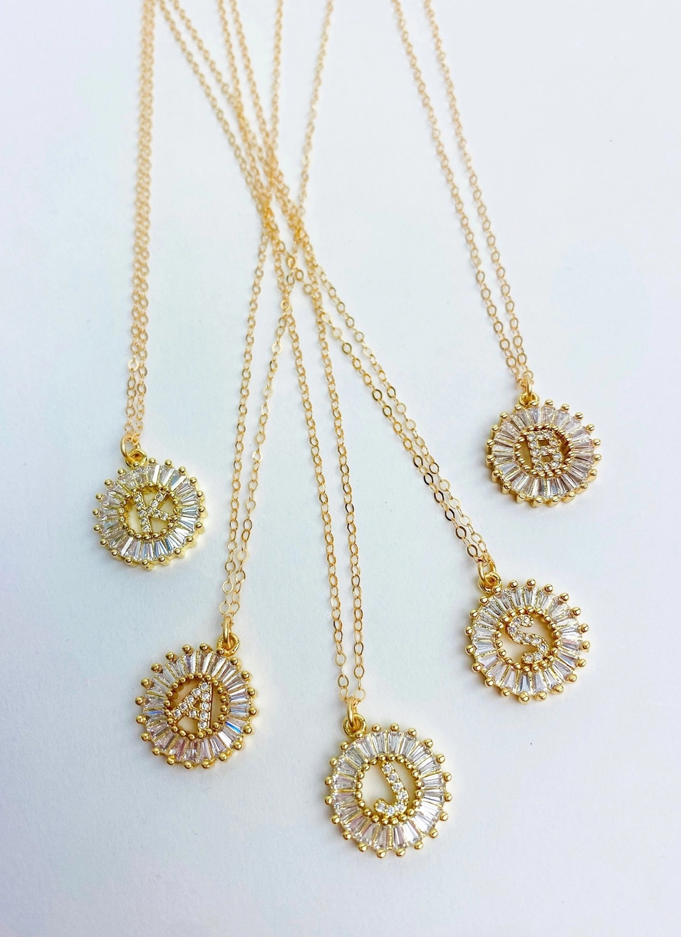 Initial Gold Filled Necklace