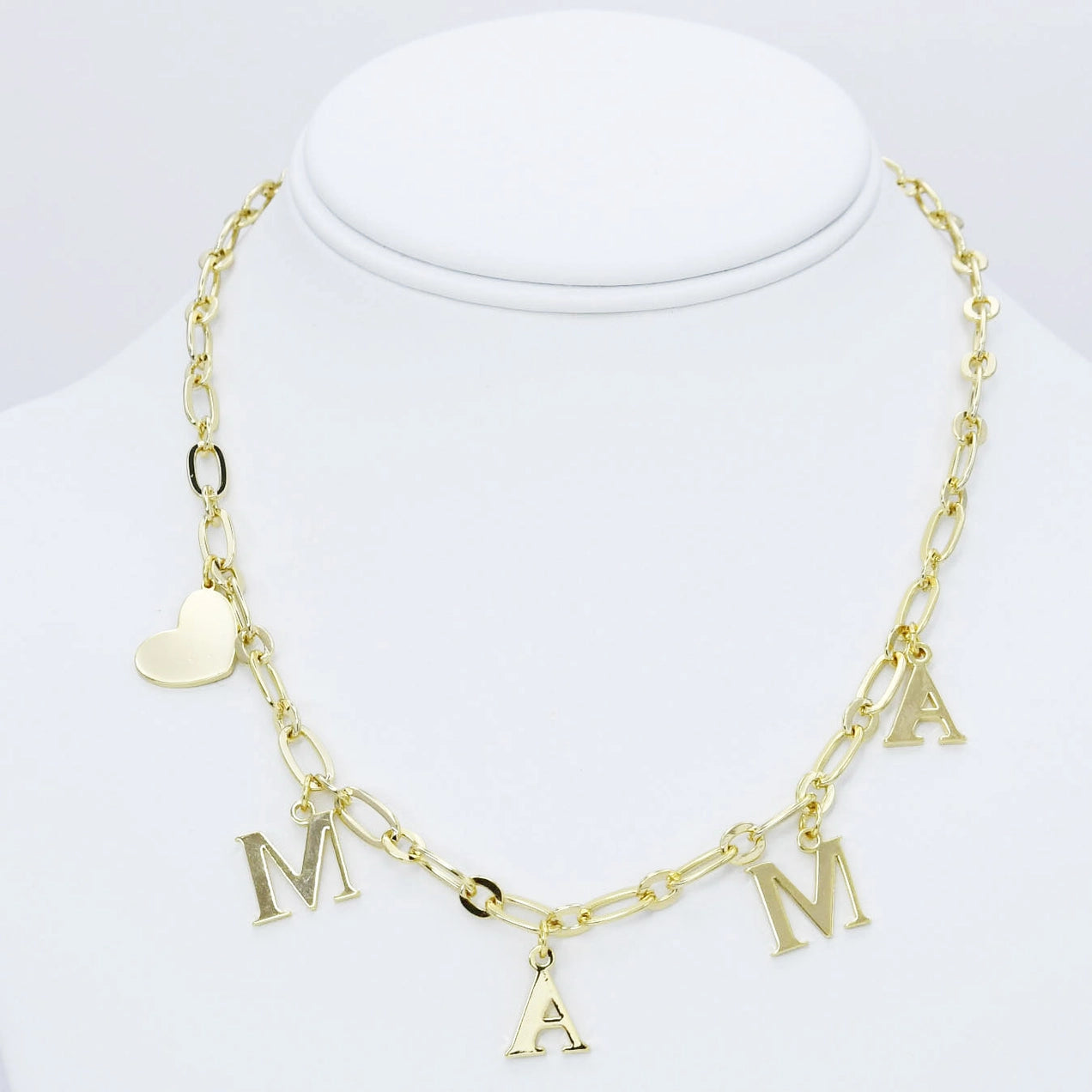 MAMA Charm Gold Necklace
