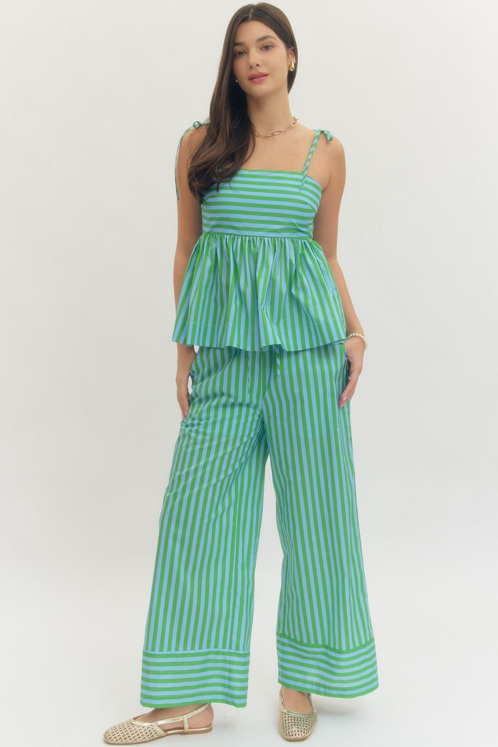 Off the Record Striped Set