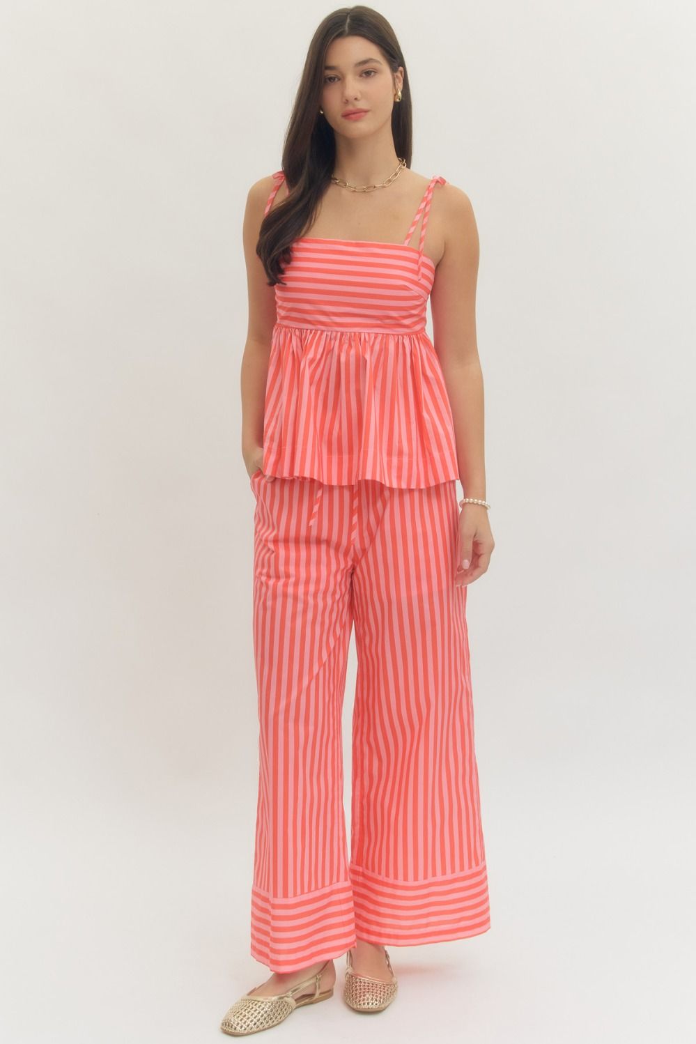 Off the Record Striped Set