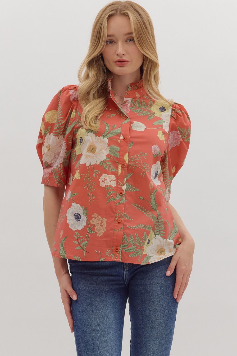 Napa Valley Sips Top - Rust