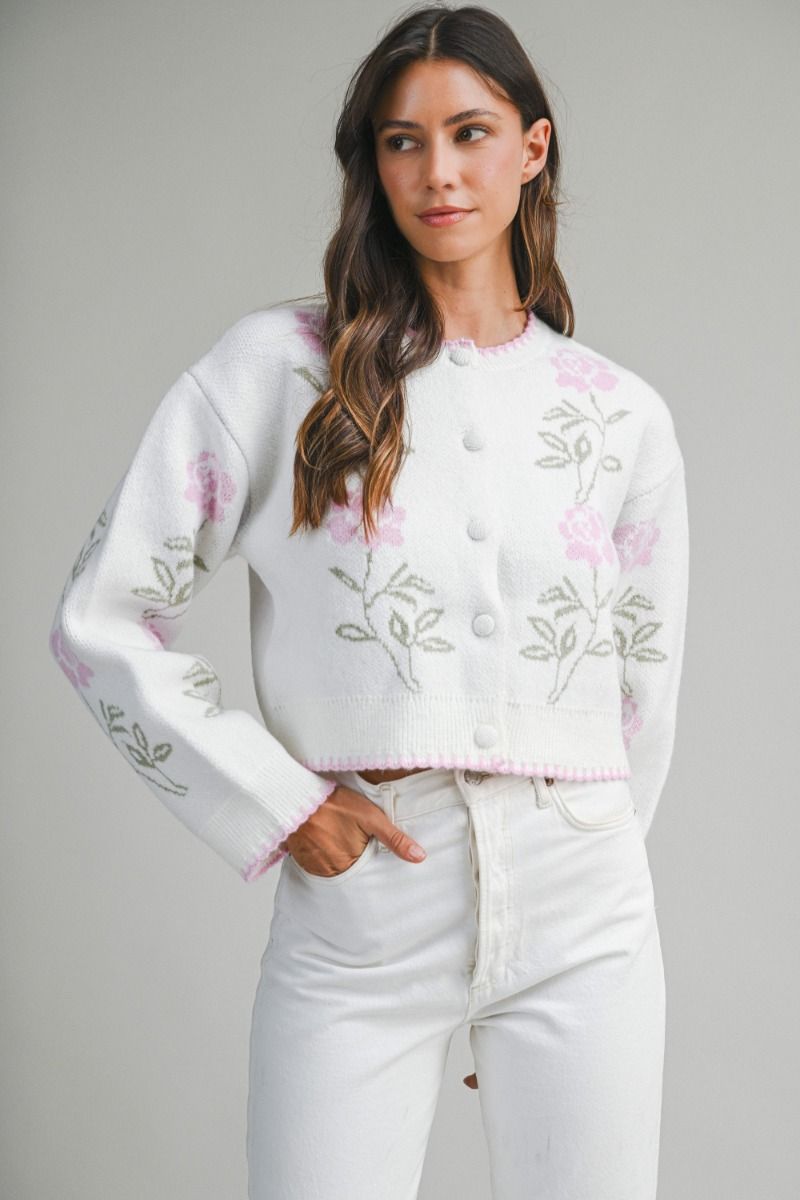 Touch of Florals Sweater